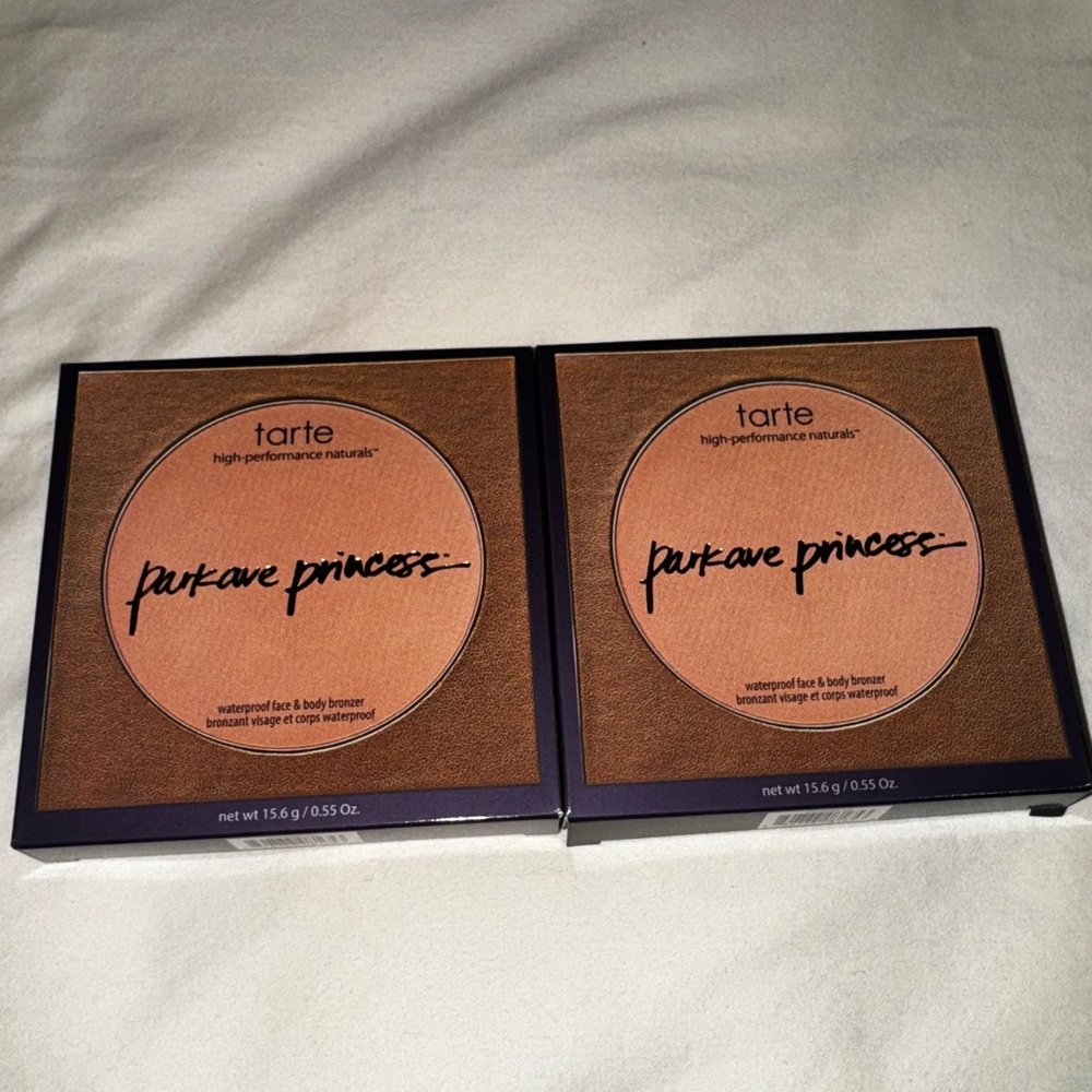 2 BRAND NEW TARTE BRONZERS LARGEST SIZE IN SHADE LIGHT / MEDIUM - Picture 2 of 8